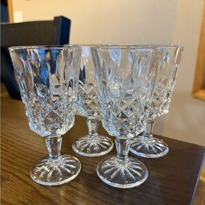 Vintage Cambridge by Libbey Glass Company Crystal Whiskey Sour Wine Glasses